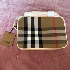 Burberry Pale Cameo Leather Bag